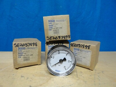 #ad #ad WIKA GAUGE PART NUMBER 111.12 2quot; 15 PSI LOT OF 4 NEW $35.95