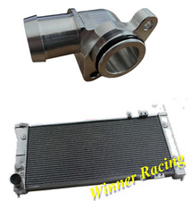 Aluminum Radiator +filler Neck For Volkswagen Corrado Vr6 2.9l Mt 1988-1995