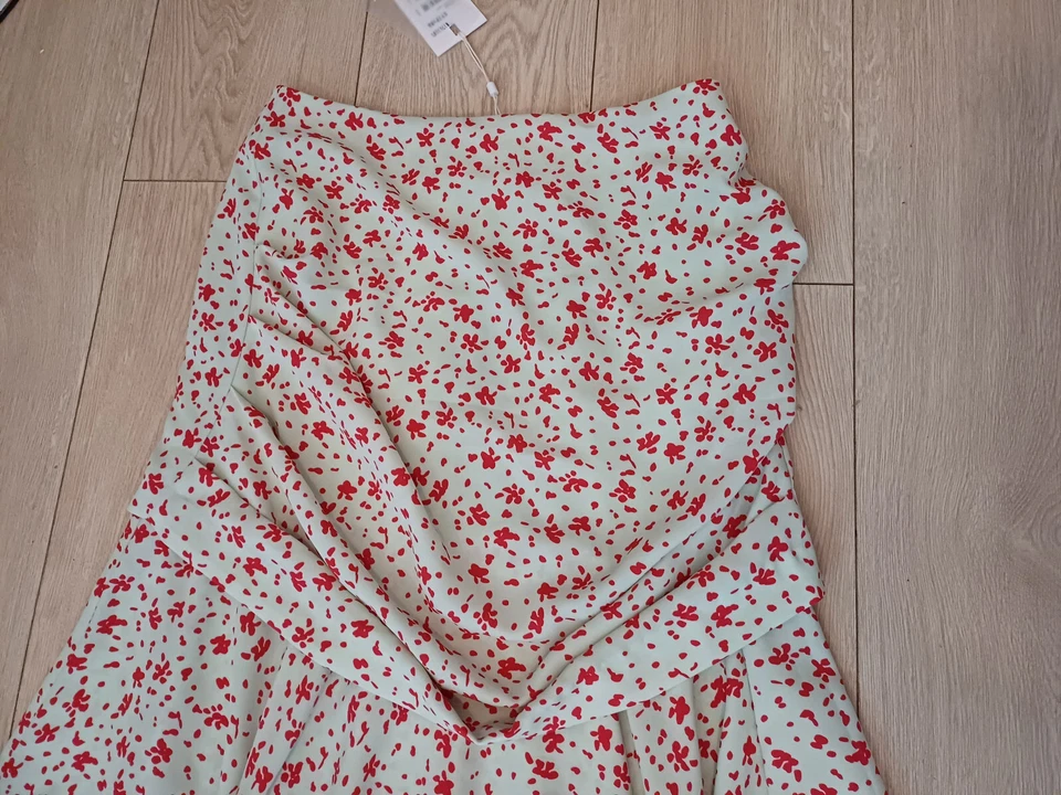 C MEO COLLECTIVE INTERSECT SKIRT CITRON DITSY. SIZE L UK 12. BRAND NEW WITH TAGS - Image 2 of 4