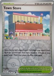 Town Store 196/197 Reverse Holo Obsidian Flames