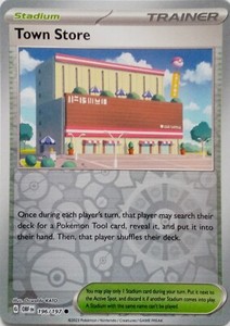 Town Store 196/197 Reverse Holo Obsidian Flames