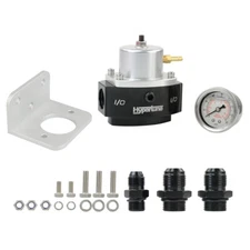 Silver 12-880 Return Fuel Pressure Regulator 6AN Boost Reference EFI TO CARB