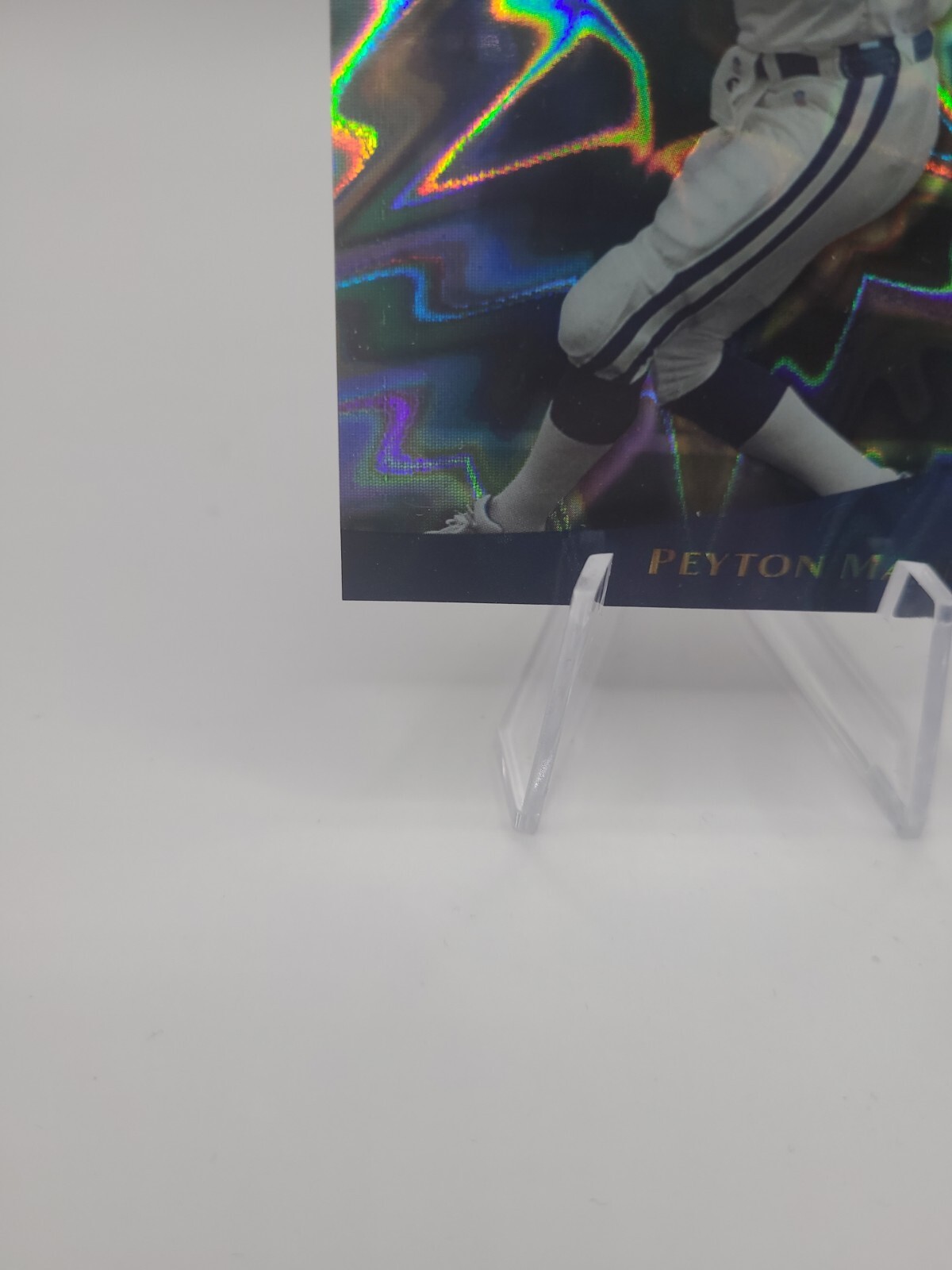 2000 Quantum Leaf PREVIEWS #QLP7 Peyton Manning Holo Prism RARE NM-MT Colts Vols - Picture 5 of 6