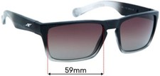 SFx Replacement Sunglass Lenses fits Arnette Specialist AN4204 - 59mm Wide