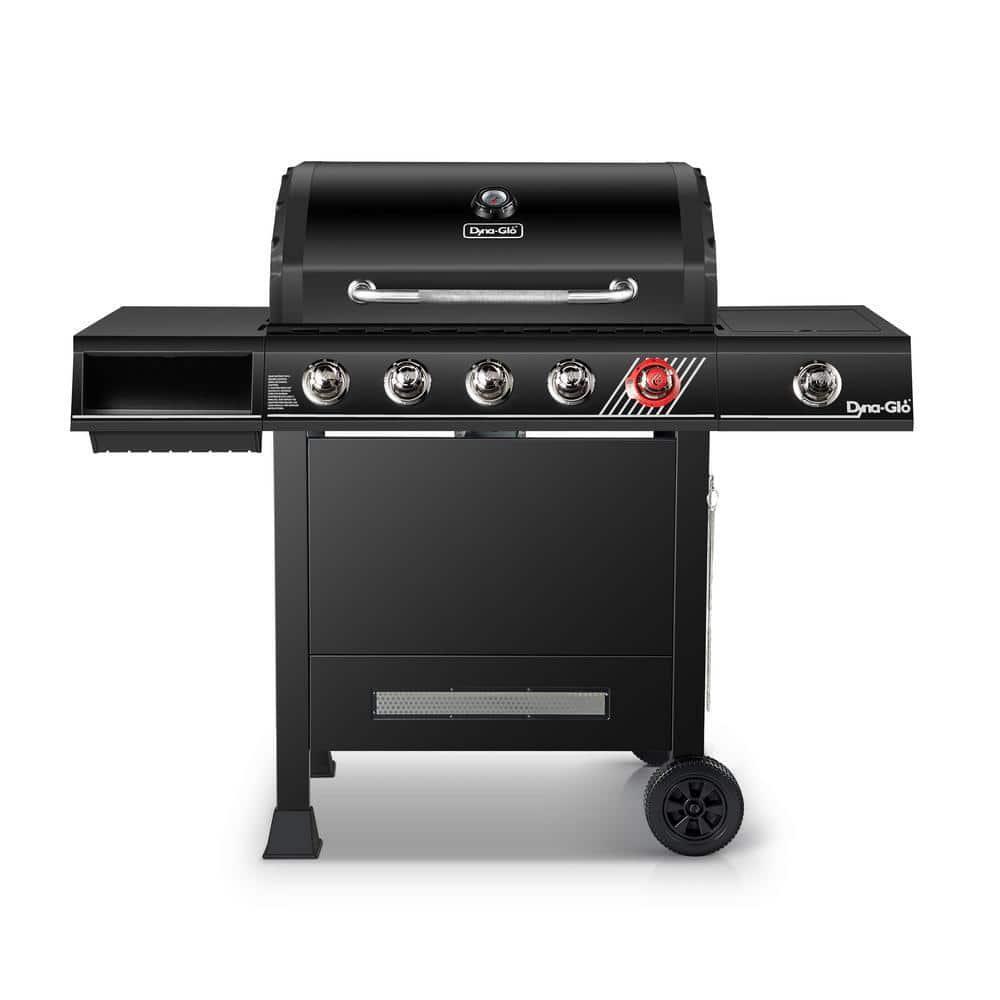 Dyna-Glo Gas Grill 5-Burner Black w/ TriVantage Multifunctional Cooking  System 872076040873 | eBay