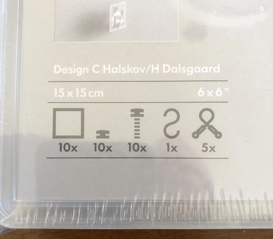 Marcos de fotos IKEA Finlir Fladdra colgantes verticales MODERNOS 6" X 6" hasta 10 fotos Foto 3 de 3