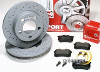 Zimmermann Sport Bremsscheiben Ø 255 Mm + BeläGe Hinten FüR Audi A4 [B6]