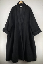 ANVERS Coat Womens XL Alpaca Kimono Shawl Col...