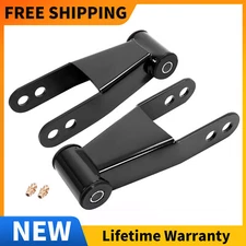 2" Rear Drop Shackles Lowering Kit For Chevy Silverado GMC Sierra 1500 1988-2018