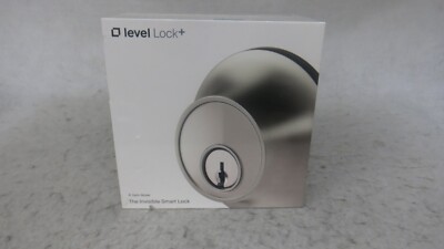 Level Lock+ Smart Lock Plus Apple Home Keys Keyless Entry Satin Nickel