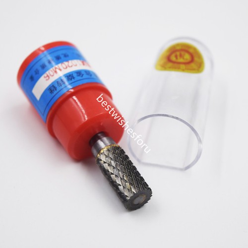 A6 Bit 1/4" Cut Tungsten Carbide Cylindrical Burs Cutting Tool Die Grinder 1 Pc - Picture 5 of 12