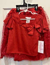Bonnie Jean 2 PC Christmas Dress Kids Size 10