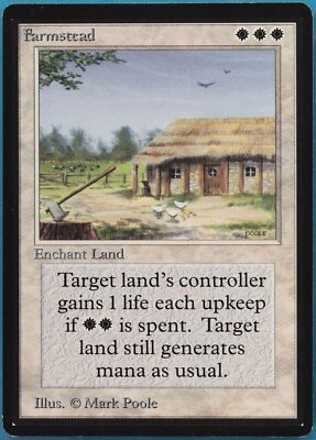 Farmstead Beta NM (Rare Reserved List MTG Magic Card) (446459) ABUGames |  eBay