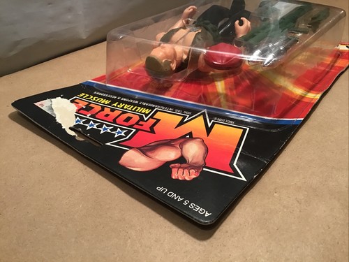 M FORCE MILITARY MUSCLE ACE Red Hat MARCHON 1985 MIB Vintage GI Joe Knockoff Rambo - Bild 14 von 15