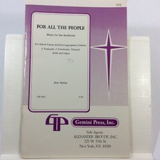 For All The People Eucharist Alec Wyton Choral Music Songbook SATB