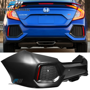 Fits 16 21 Honda Civic 10th Gen Si Style Rear Bumper Cover Conversion Ebay