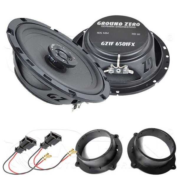 Ground Zero Lautsprecher FüR Audi TT 8J 2006-2014 Front Vorn 2-Wege 110W #AHS3-image