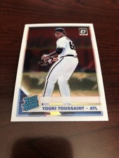 2019 Panini Donruss Optic Rated Rookie Touki Toussaint #50 Braves *Mint*
