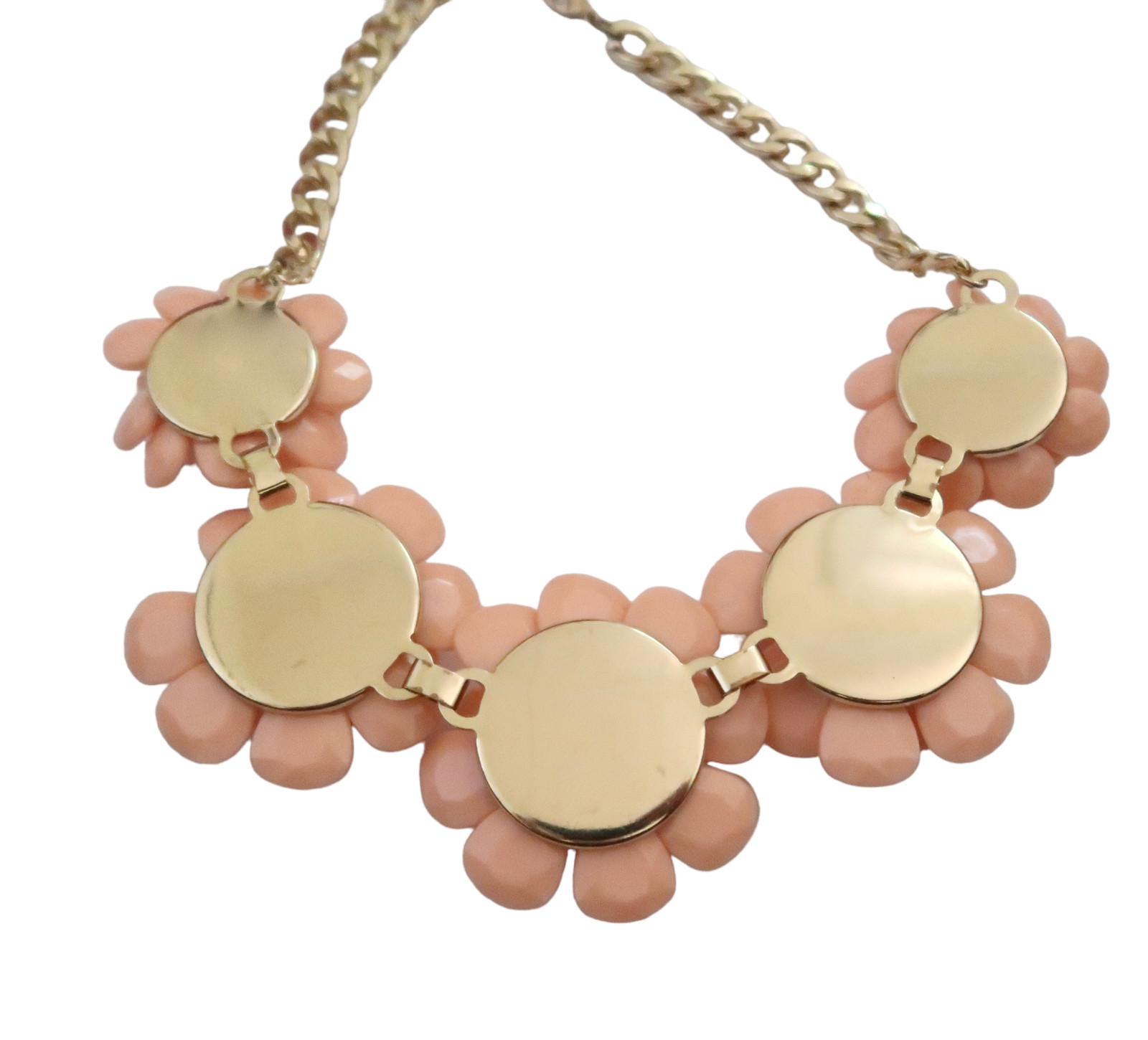 Plastic flowers Statement necklace - image 5