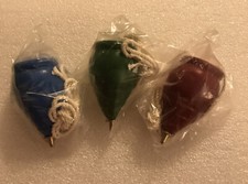 3 New Wooden Spinning Tops