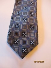 Jos A Bank Grey Silk Neck Tie