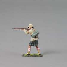 THOMAS GUNN AFRICAN WARS VW003E HIGHLANDER SERGEANT STANDING FIRING RIFLE