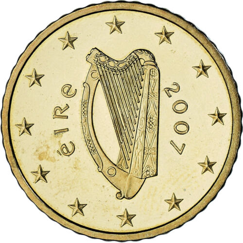 [#1183559] REPUBBLICA D'IRLANDA, 50 centesimi di euro, 2007, BE, STGL, ottone, KM:49 - Foto 1 di 2