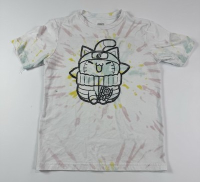 Nyaruto Youth M 8 Tie Dye T Shirt Naruto Parody Anime Cat Graphic Tee