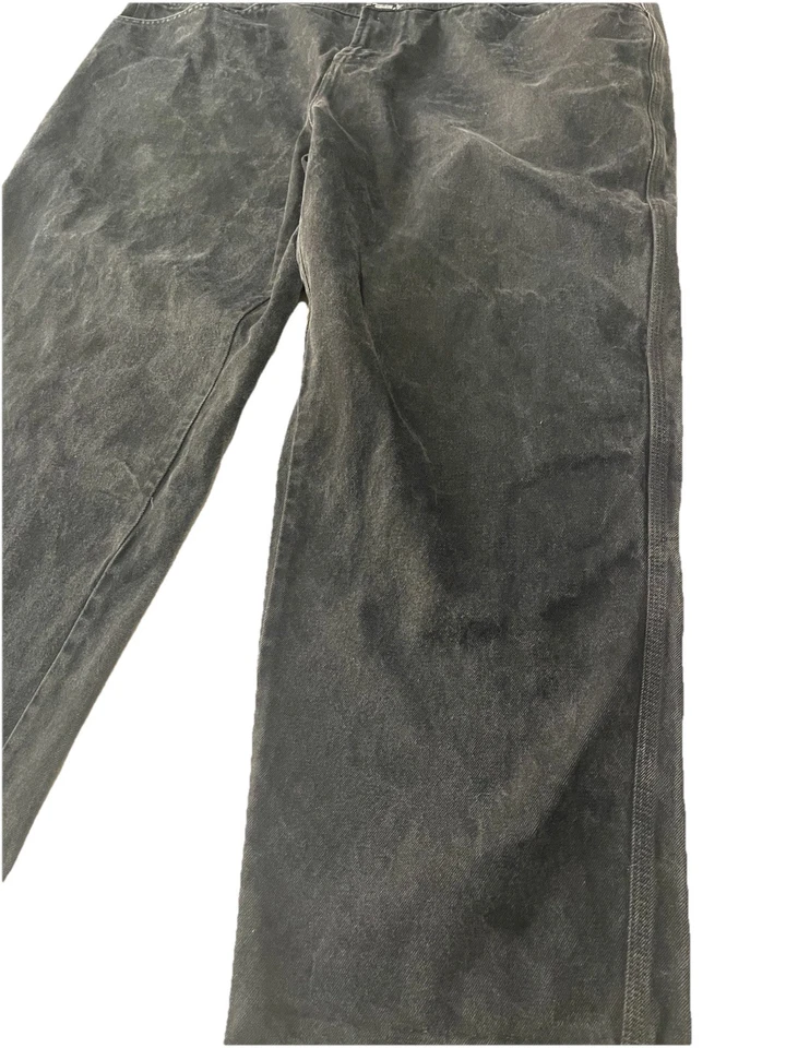 Vintage Marithe Francois Girbaud Jeans Mens 42M Black Marble Denim Baggy 90s - Image 3 of 4
