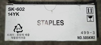 Genuine Konica Minolta 14YK Staples Cartridges 3/Box FS501/504/505/514/517/519