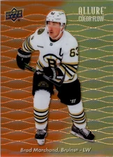 2023-24 Upper Deck Allure Color Flow Orange Yellow #CF20 Brad Marchand - HKY