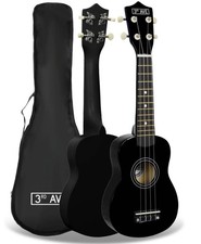 Image of 3rd Avenue Soprano Ukulele Pack - Black - Clearance