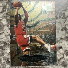 Fleer Metal 1996-97 Metal Shredders Insert Michael Jordan Chicago Bulls #241