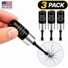 3 Pack Windshield Repair Kit Auto Glass Chip Crack DIY Resin Repair