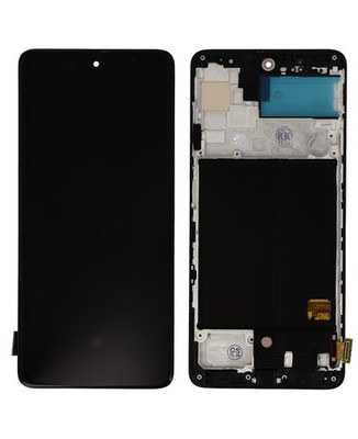 Écran OLED complet pré - monté sur Châssis Samsung Galaxy A53 5G (A536B) - Noir