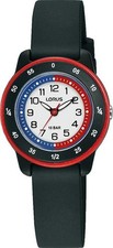 Lorus RRX51JX9 Kids Black Time Teacher Analogue Watch 100m W/R 2 Year Warranty