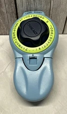 Dymo Label Buddy Handheld Manual Embossed Label Maker Blue 