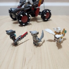 Lego Legends of Chima Wakz' Pack Tracker 70004 Winzar Equila Wolf Truck 100%