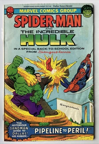 Spider-Man & The Incredible Hulk • Pipeline To Peril Giveaway! Dallas Times 1981