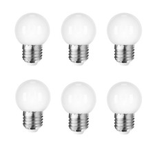 LED G14 Light Bulb 1 Watt Low Wattage Globe Small Light Bulbs 10W Equivalent Nig
