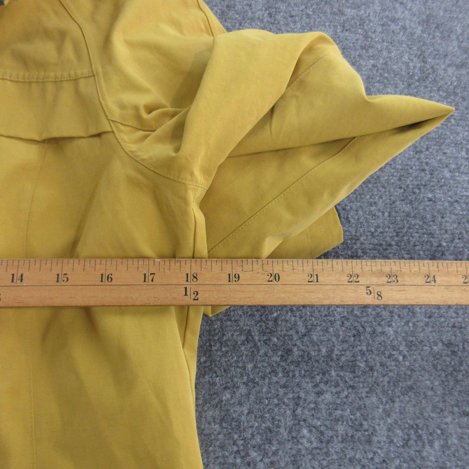 Pendleton Coat Womens Medium Yellow Rain Plaid Li… - image 10