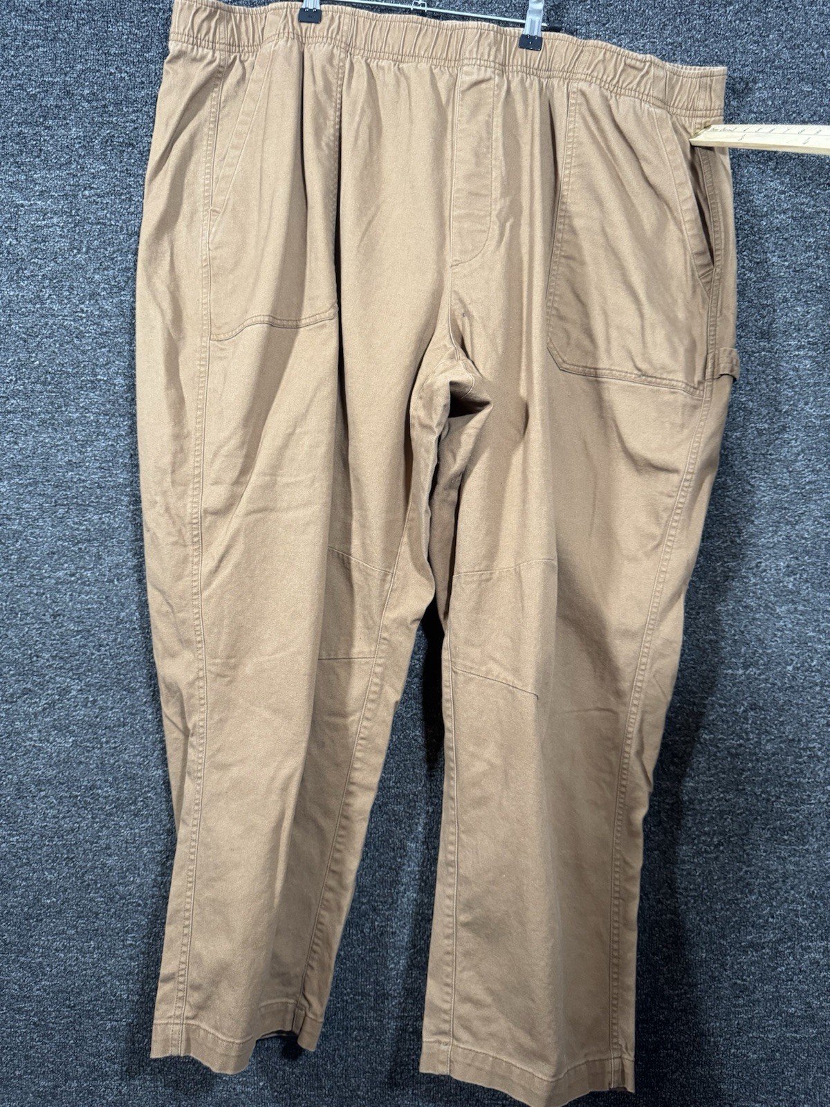 Old Navy Womens Brown Pants Stretch Waist Pull On Pockets Plus Size 3X
