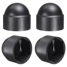 4pcs hex nut covers M22x32x35mm black plastic
