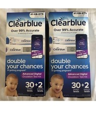 2Pk Advanced Digital Ovulation Tests Kit 30 2 Clearblue 09/2027