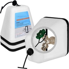 Protect Outdoor Faucet with Foam Cover for Winter Insulation and Freeze Safety