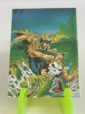 1992 Marvel Wolverine From Then TIL Now 2 . Trading Card