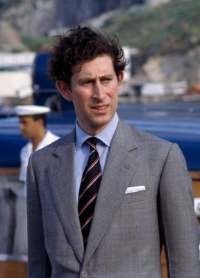 Prince Charles arriving Rio De Janeiro during a visit to Brazil Ma- Old Photo