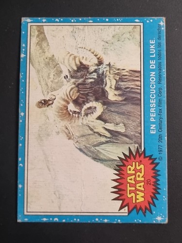 1977 Topps Mexico Star Wars #20 — Raw