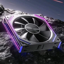 3x AsiaHorse Dawn 120mm ARGB Fans - Black - Forward Blade - RGB PC Cooling