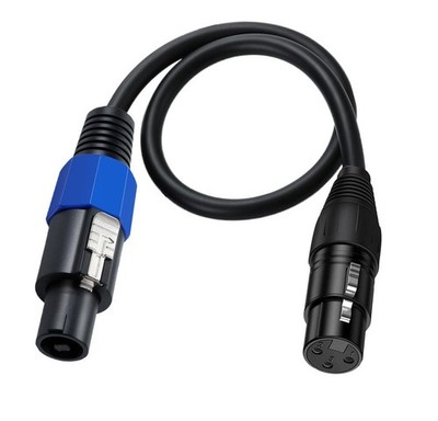 MTUERANC Speakon to XLR Speaker Cable, XLR Female to Speakon Male Adapter, 50...